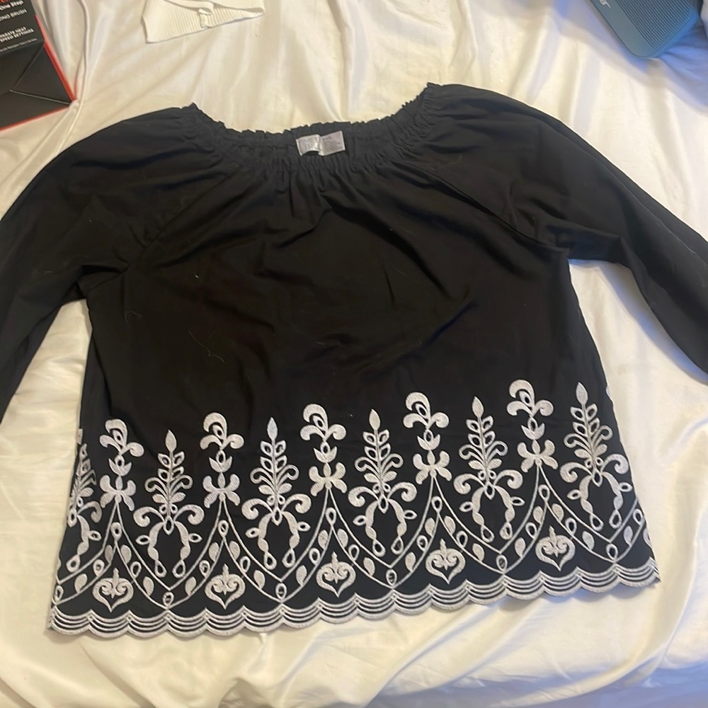 Off the shoulder blouse